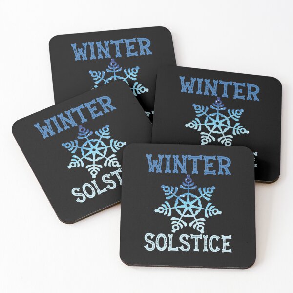 Item preview, Blue Winter Snowflake Blessed Solstice Yule Cute Gift designed and sold by Dressed For  Duty.