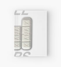 FULL XANAX BARS WHITE Hardcover Journal