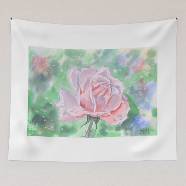 Item preview, A rose with dew drops designed and sold by AntonL18.