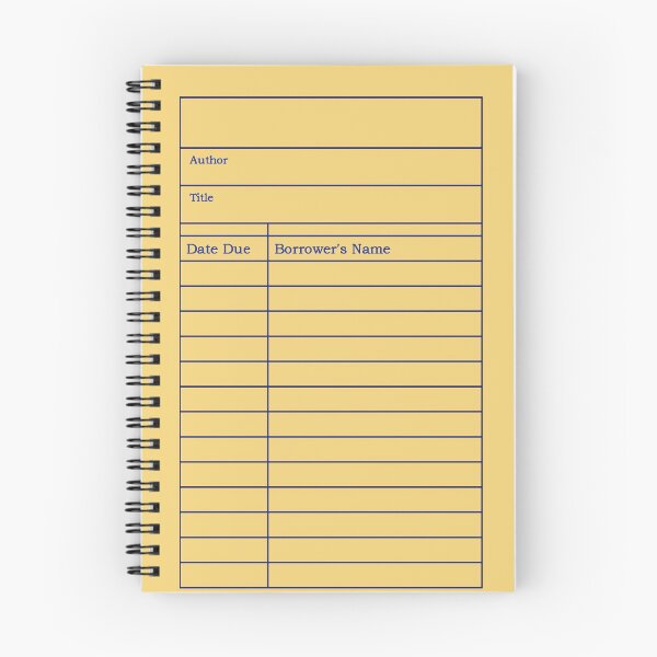 Item preview, Library Due Date Slip designed and sold by rukhimonster.