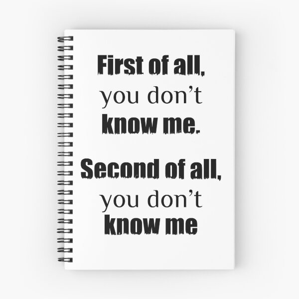 Item preview, You don't know me designed and sold by rukhimonster.