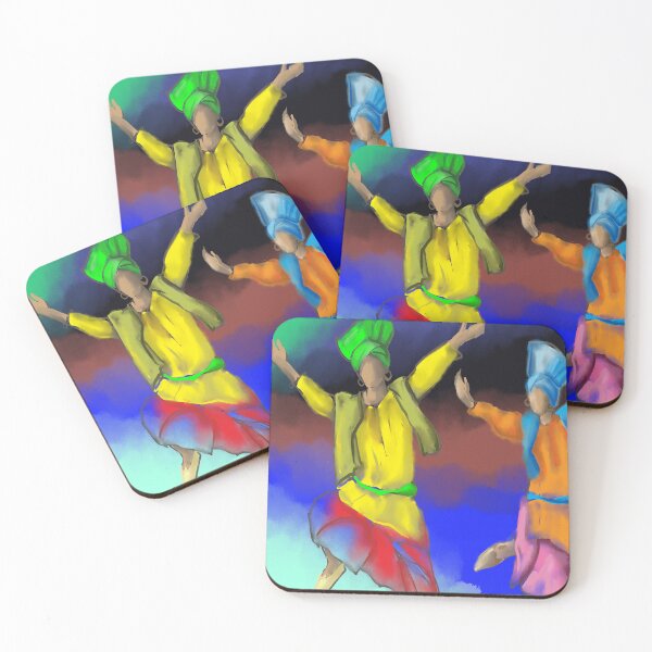 Item preview, Bhangra Dancers 2 designed and sold by Sukhpal Grewal Ethnic Art.