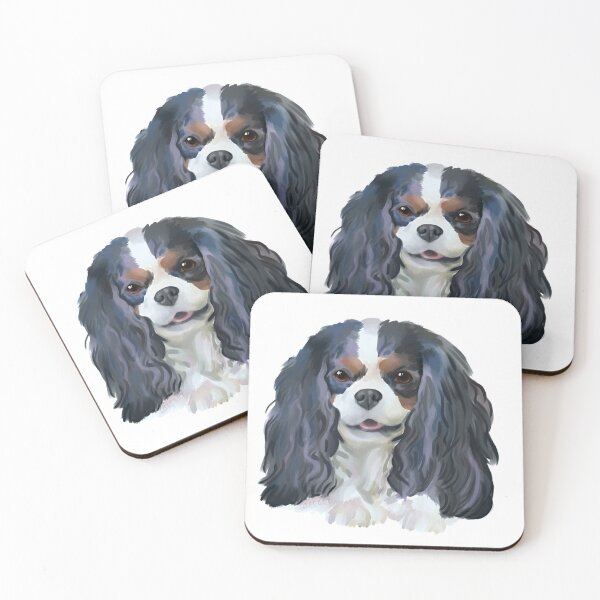 Item preview, Tricolour Cavalier King Charles  - Smiling designed and sold by jollyinu.