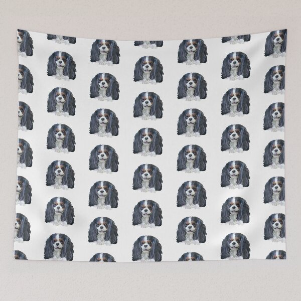 Item preview, Tricolour Cavalier King Charles  - Smiling designed and sold by jollyinu.