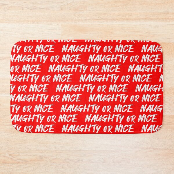 Item preview, naughty or nice ugly christmas sweater red designed and sold by B0red.