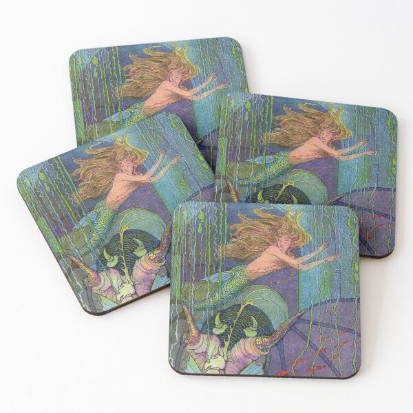 Item preview, Mermaid - Elenore Plaisted Abbott, Helen Alden Knipe 1910 designed and sold by forgottenbeauty.