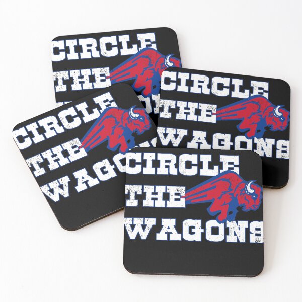 Item preview, Circle the Wagons Grunge - Color designed and sold by ScapegoatPrints.