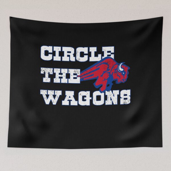 Item preview, Circle the Wagons Grunge - Color designed and sold by ScapegoatPrints.