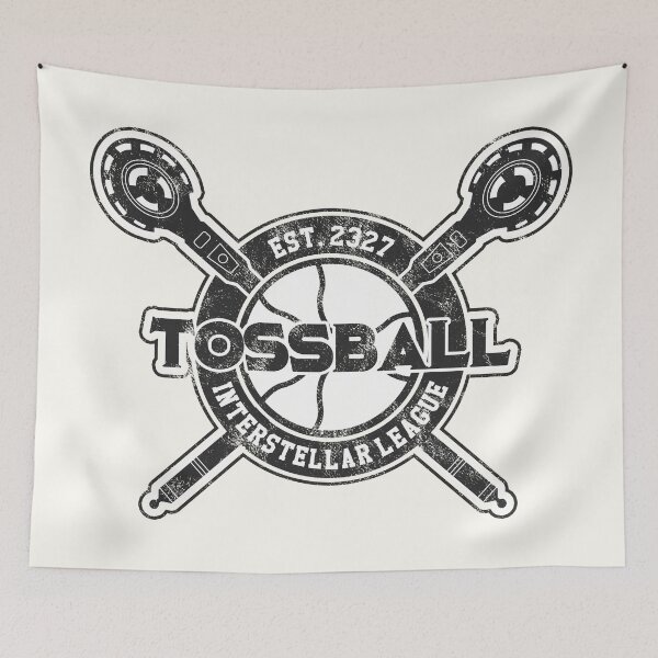 Item preview, Tossball Interstellar League | The Outer Worlds Logo | Black Print designed and sold by surik-.