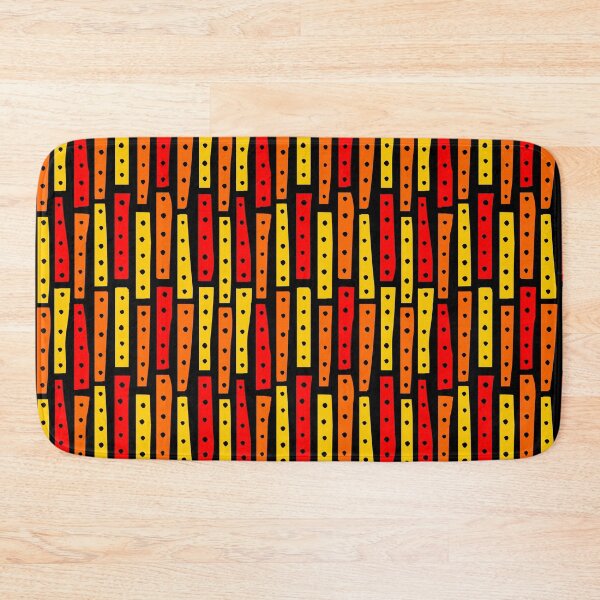 Item preview, Abstract Strips Vertical Pattern 101119 - Colours 03 on Black designed and sold by Artberry.