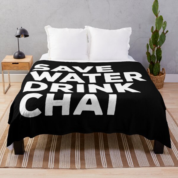 Item preview, Save Water Drink Chai designed and sold by teesaurus.