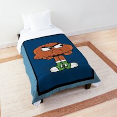 Upset Darwin (Blue Background) - The Amazing World of Gumball Comforter