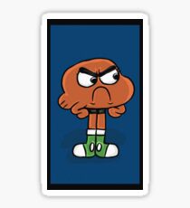 Upset Darwin (Blue Background) - The Amazing World of Gumball Sticker