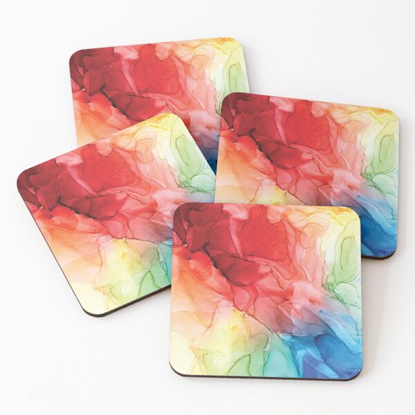Item preview, Rainbow Good Vibes Abstract Painting designed and sold by Elizabeth  Karlson.