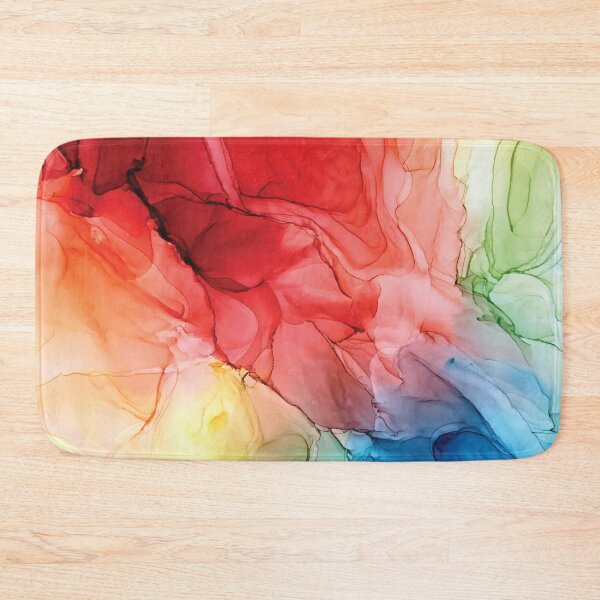 Item preview, Rainbow Good Vibes Abstract Painting designed and sold by Elizabeth  Karlson.