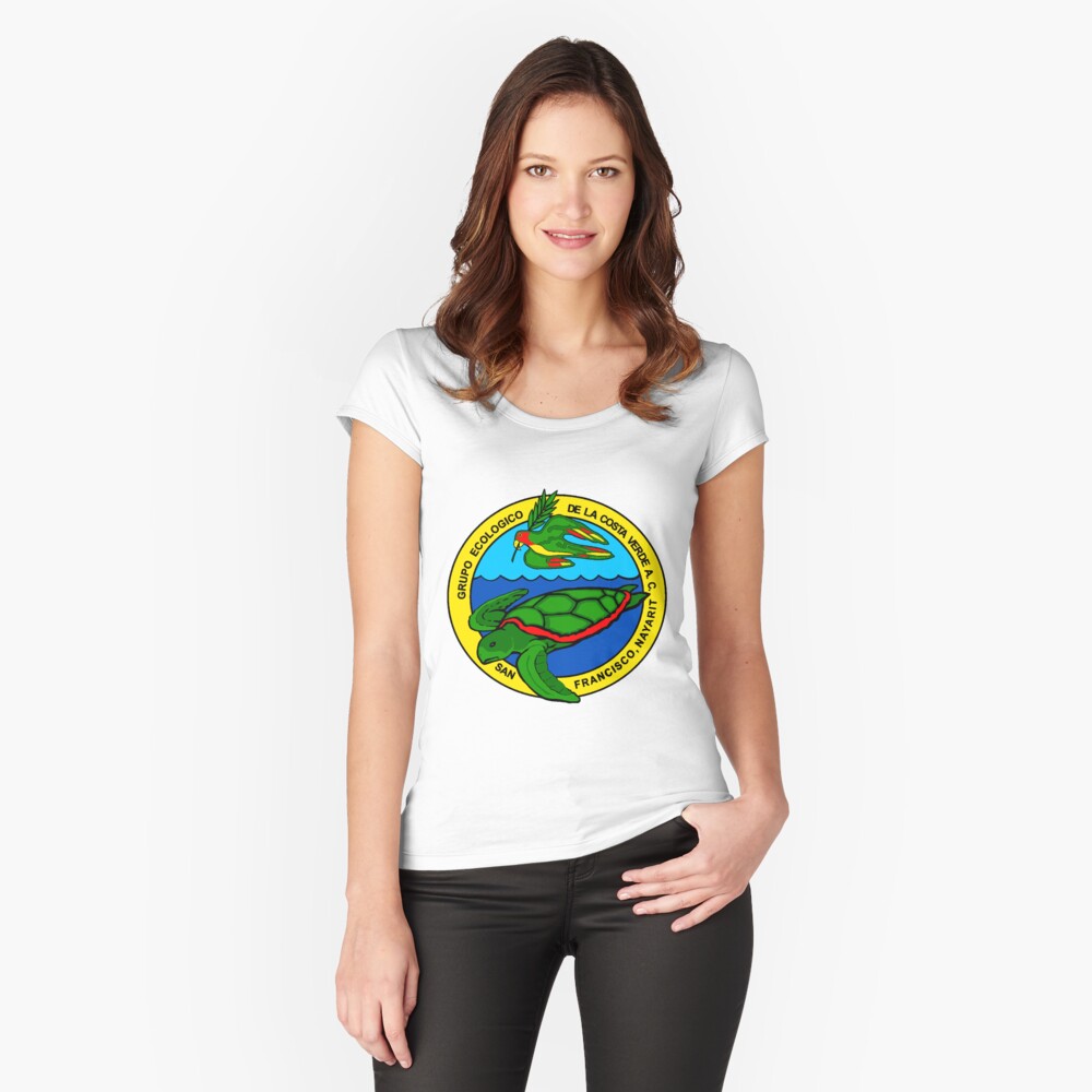 Item preview, Fitted Scoop T-Shirt designed and sold by Grupo-Eco.