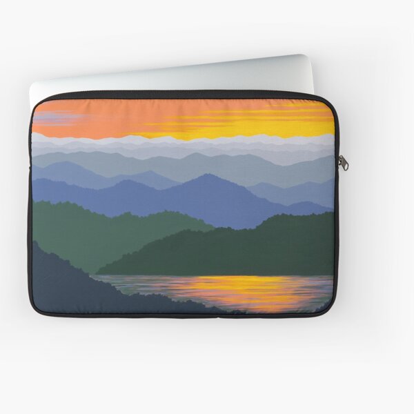 Blue Ridge Sunset Reflections 163 Laptop Sleeve