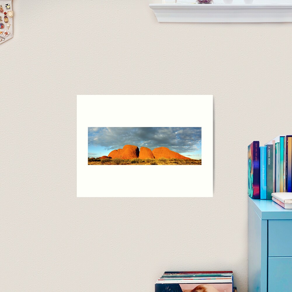 The Olgas (Kata Tjuta), Sunset, Australia Art Print