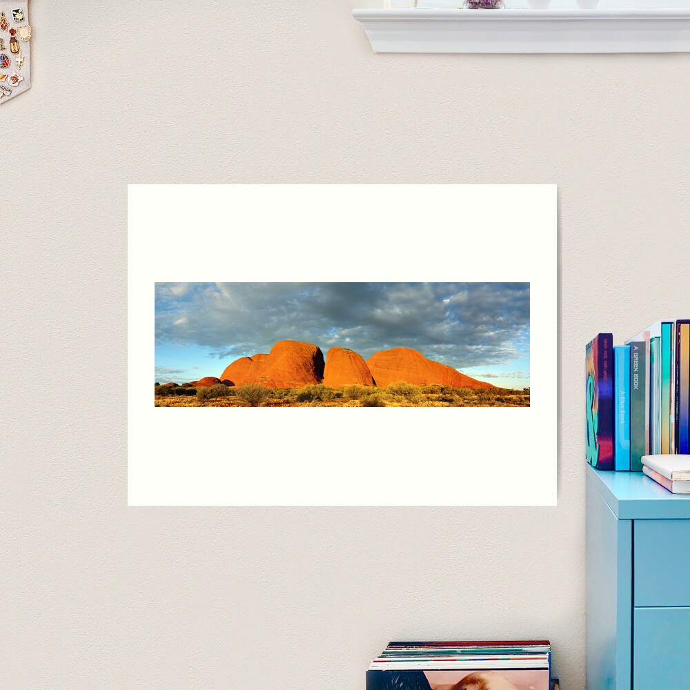 The Olgas (Kata Tjuta), Sunset, Australia Art Print