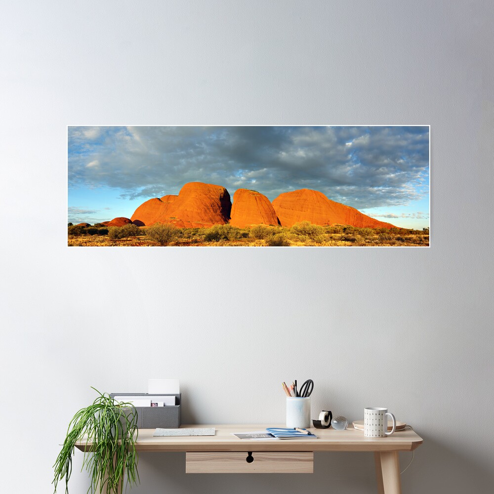 The Olgas (Kata Tjuta), Sunset, Australia Poster