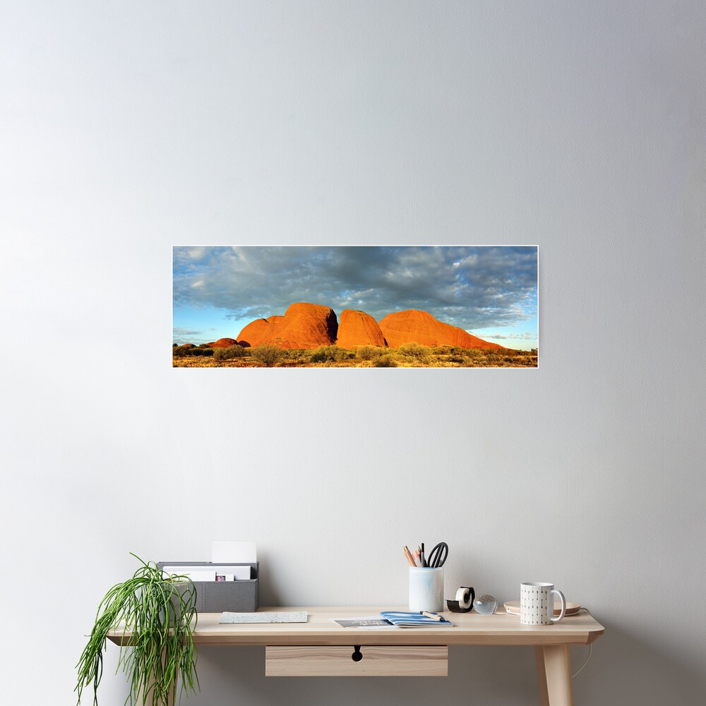 The Olgas (Kata Tjuta), Sunset, Australia Poster