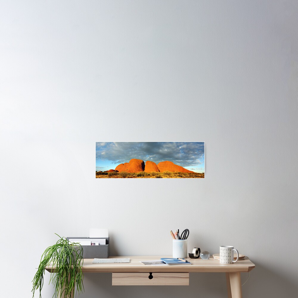 The Olgas (Kata Tjuta), Sunset, Australia Poster
