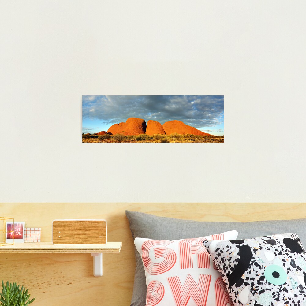 The Olgas (Kata Tjuta), Sunset, Australia Photographic Print