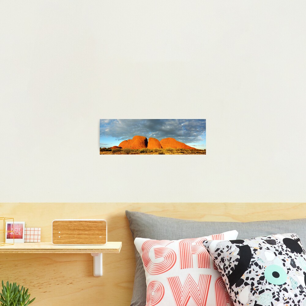 The Olgas (Kata Tjuta), Sunset, Australia Photographic Print
