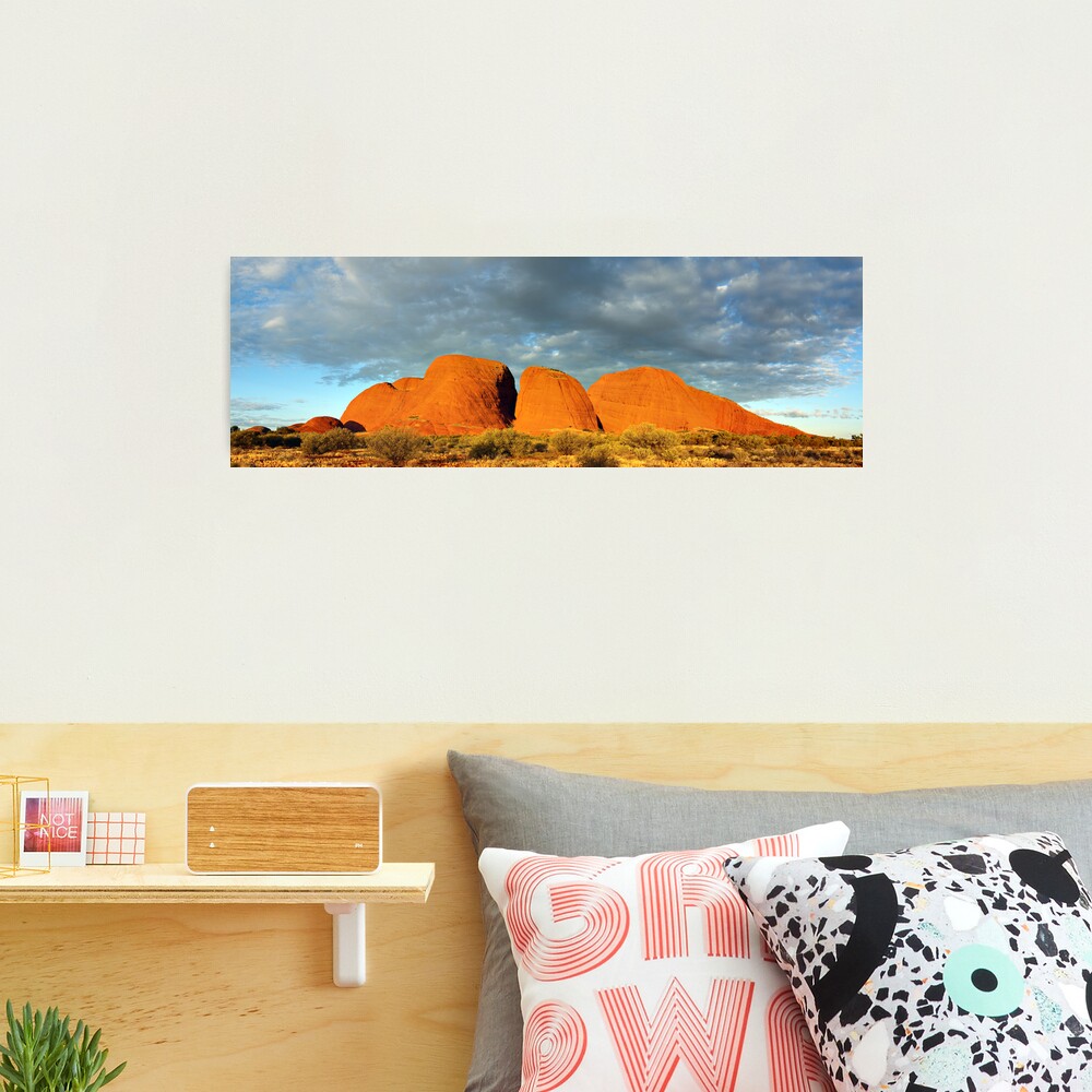 The Olgas (Kata Tjuta), Sunset, Australia Photographic Print