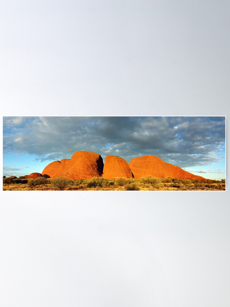 Alternate view of The Olgas (Kata Tjuta), Sunset, Australia Poster