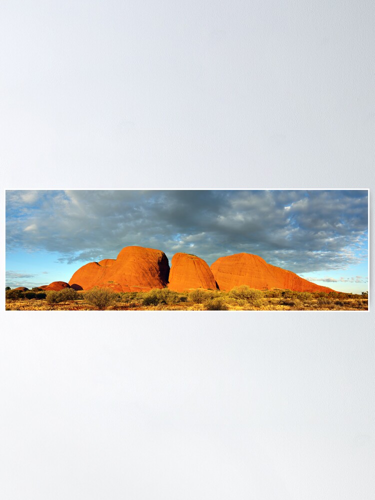 Alternate view of The Olgas (Kata Tjuta), Sunset, Australia Poster
