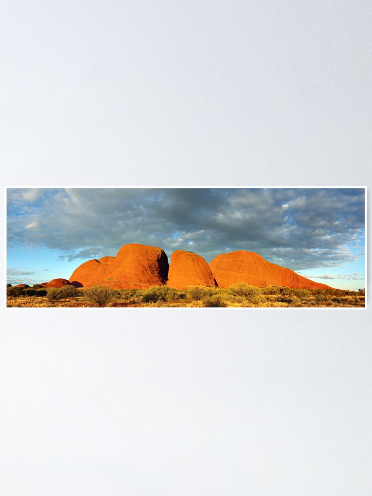 Alternate view of The Olgas (Kata Tjuta), Sunset, Australia Poster