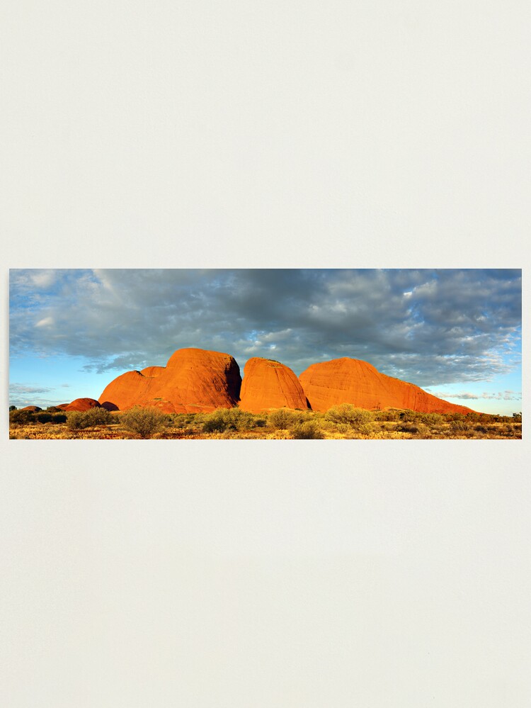 Alternate view of The Olgas (Kata Tjuta), Sunset, Australia Photographic Print