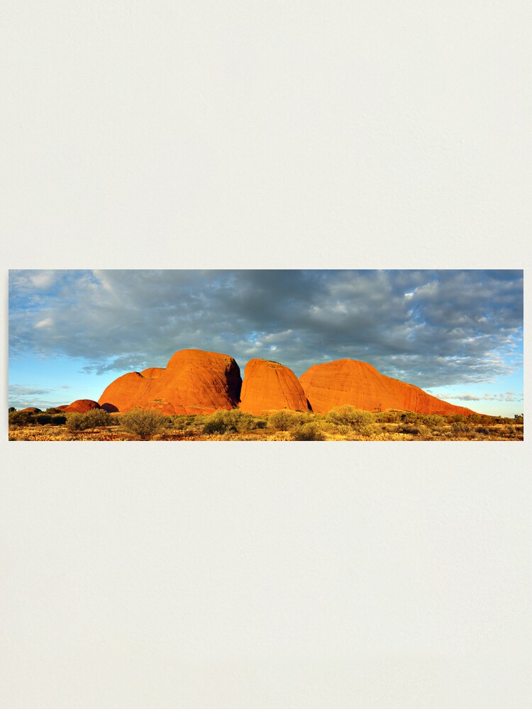 Alternate view of The Olgas (Kata Tjuta), Sunset, Australia Photographic Print