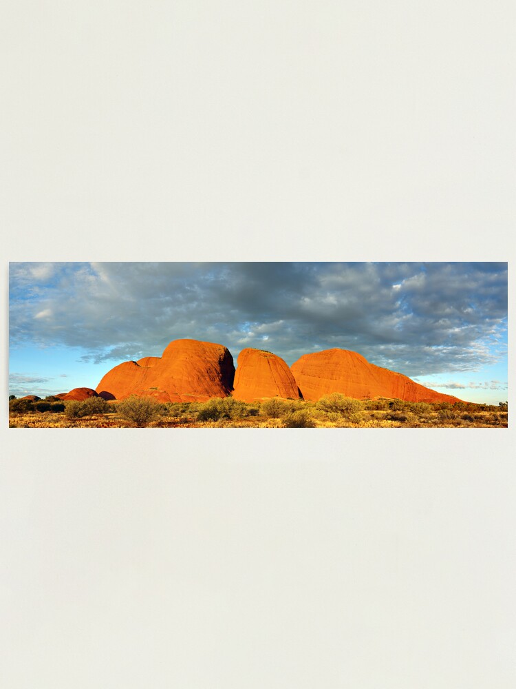 Alternate view of The Olgas (Kata Tjuta), Sunset, Australia Photographic Print