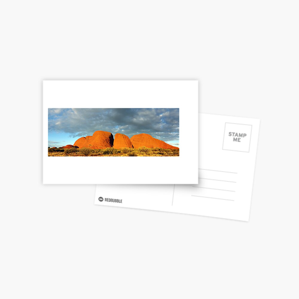The Olgas (Kata Tjuta), Sunset, Australia Postcard