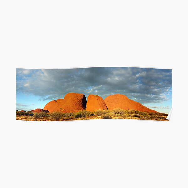 The Olgas (Kata Tjuta), Sunset, Australia Poster