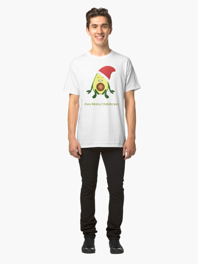 Alternate view of Avo Merry Christmas Classic T-Shirt