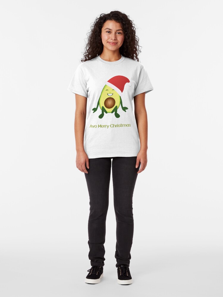 Alternate view of Avo Merry Christmas Classic T-Shirt