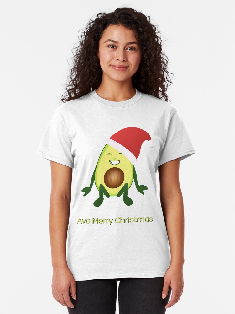 Alternate view of Avo Merry Christmas Classic T-Shirt