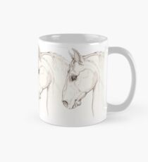 Baroque — Lippizaner Horse Head Study Classic Mug