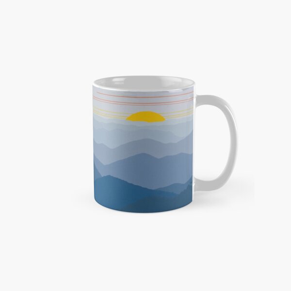 Blue Ridge Sunrise Pano 179 Classic Mug