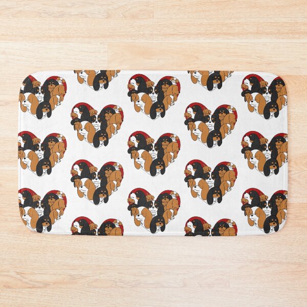 Item preview, Cavalier King Charles Spaniel Heart designed and sold by jollyinu.