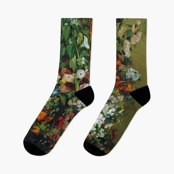 Item preview, Bouquet of Flowers in a Vase by Gustave Courbet (1862) designed and sold by allhistory.