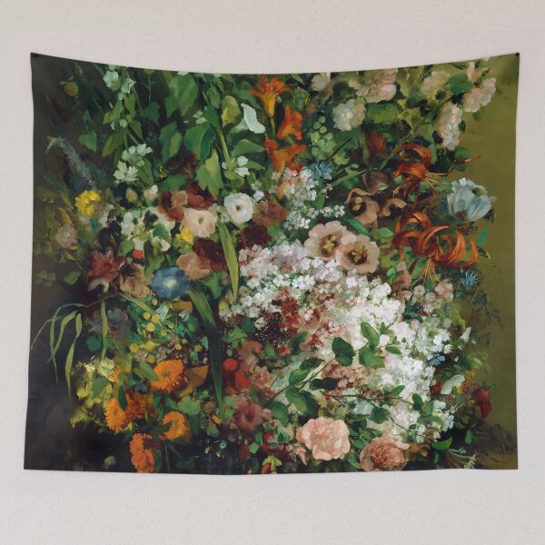 Item preview, Bouquet of Flowers in a Vase by Gustave Courbet (1862) designed and sold by allhistory.