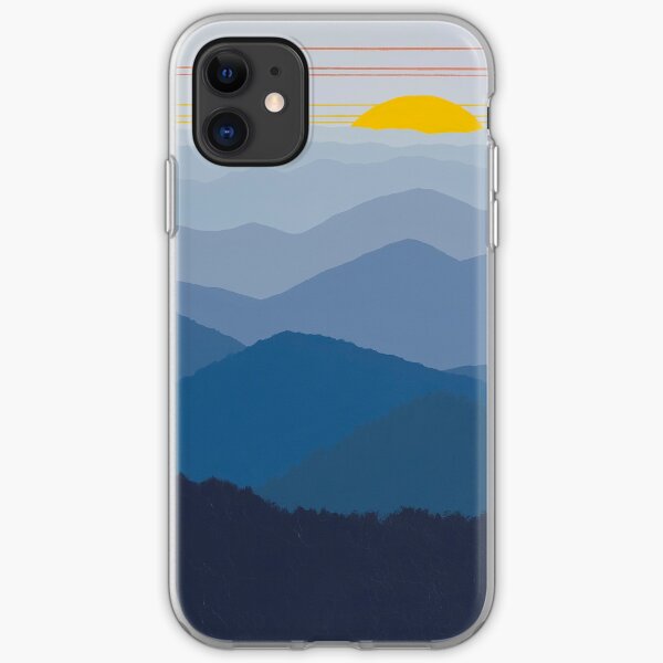 Blue Ridge Sunrise Pano 179 iPhone Soft Case