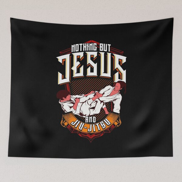 Item preview, Cute Nothing But Jesus And Jiu Jitsu BJJ Jiu-Jitsu designed and sold by perfectpresents.