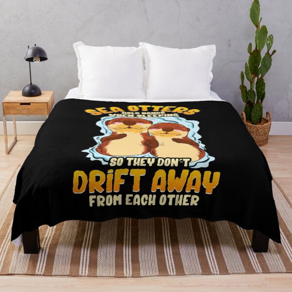 Item preview, Cute & Funny Sea Otters Hold Hands When Sleeping designed and sold by perfectpresents.