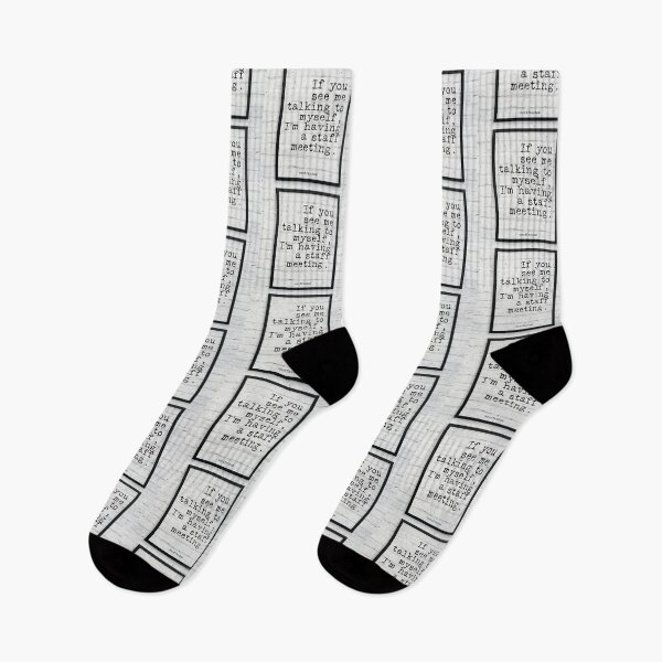 Item preview, If you see me talking to myself, I’m having a staff meeting - quote typography text art by Word Fandom - wordfandom designed and sold by Kerry Pritchard.