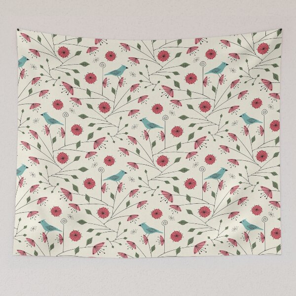 Item preview, Retro Flowering Mobiles designed and sold by studioxtine.